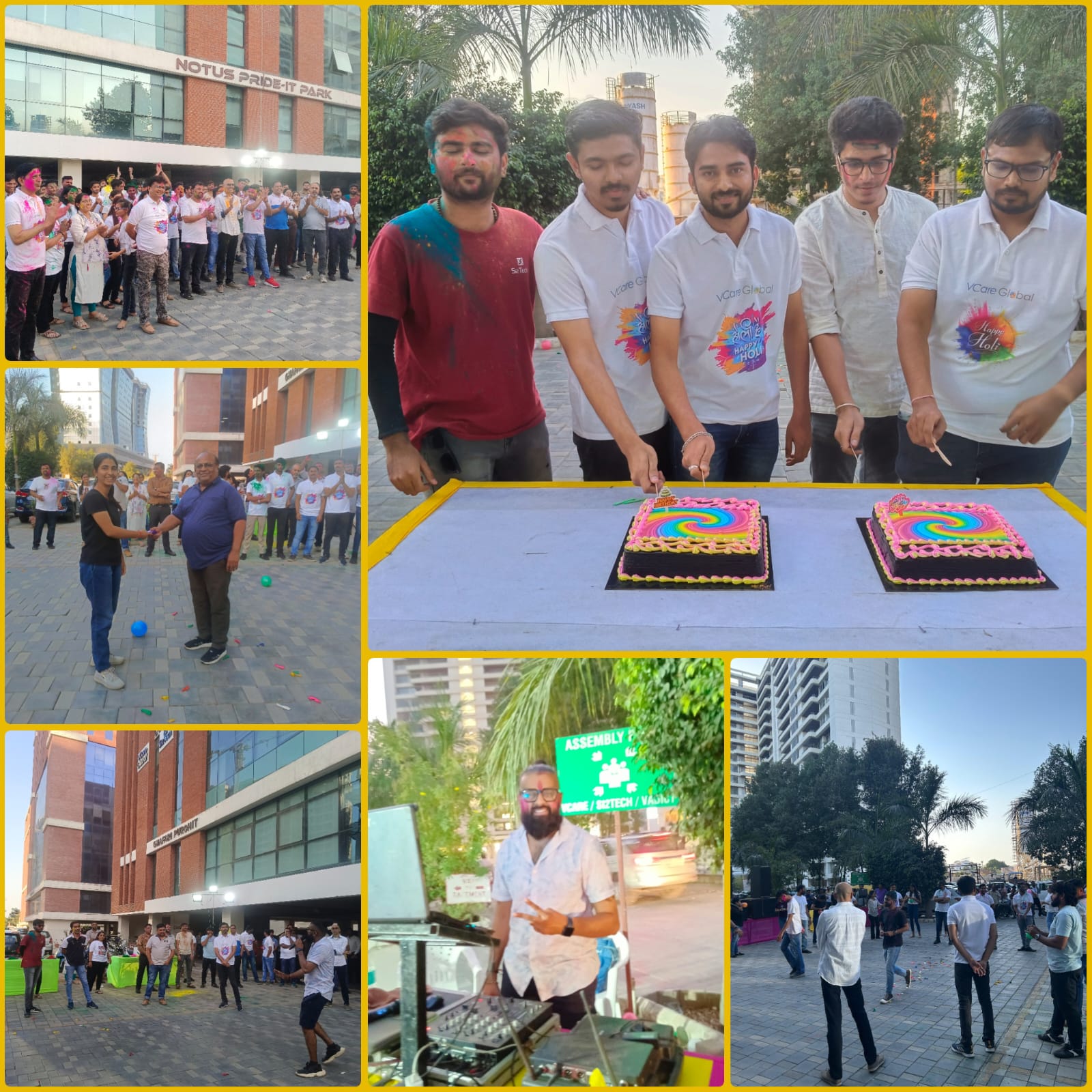 Vcare team on an outdoor recreational trip